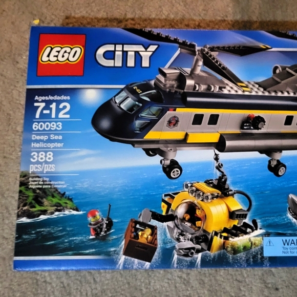 Retired Lego 60093 City Deep Sea Helicopter NEW FACTORY SEALED - Picture 1 of 4